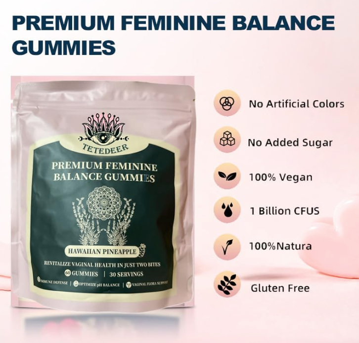 Vital Natural Nutrition Feminine pH Balance Gummies