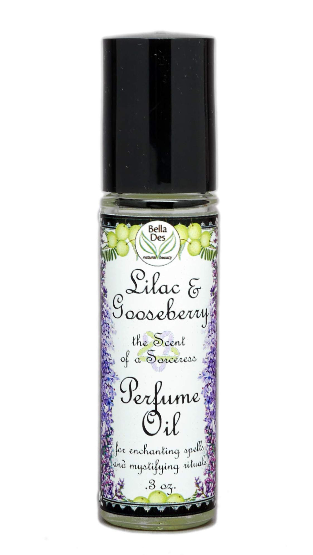 Lilac and Gooseberry Perfume Oil | .3 ounces Roll On Bottle | Phthalate Free Fragrance | Yennefer Perfume Scent of a Sorceress by Bella Des Natural Beauty