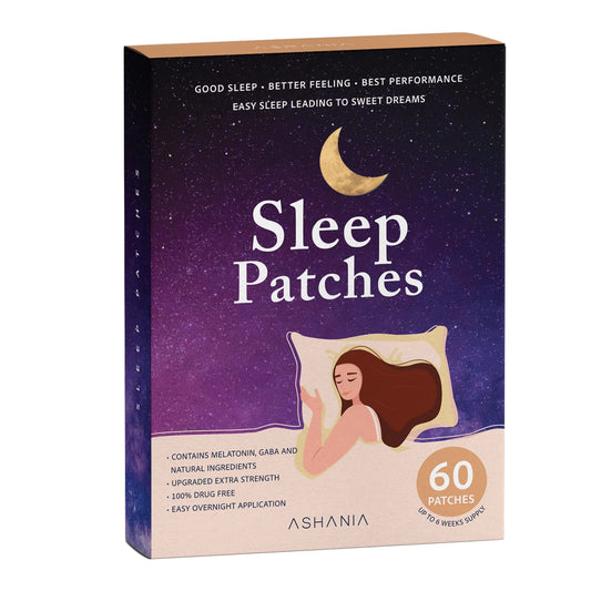 Ashania Sleep Patches Sleep Patches for Adults Upgraded Sleep Patches Set Easy to Apply and Comfortable Premium Ingredients for Men and Women (60 Patches)